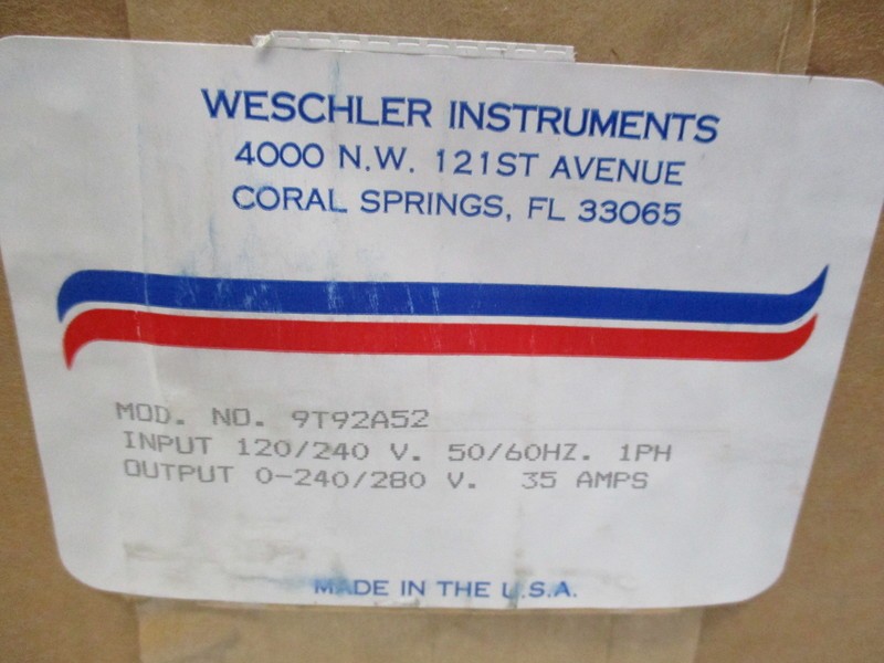 WESCHLER 9T92A52 NSMP