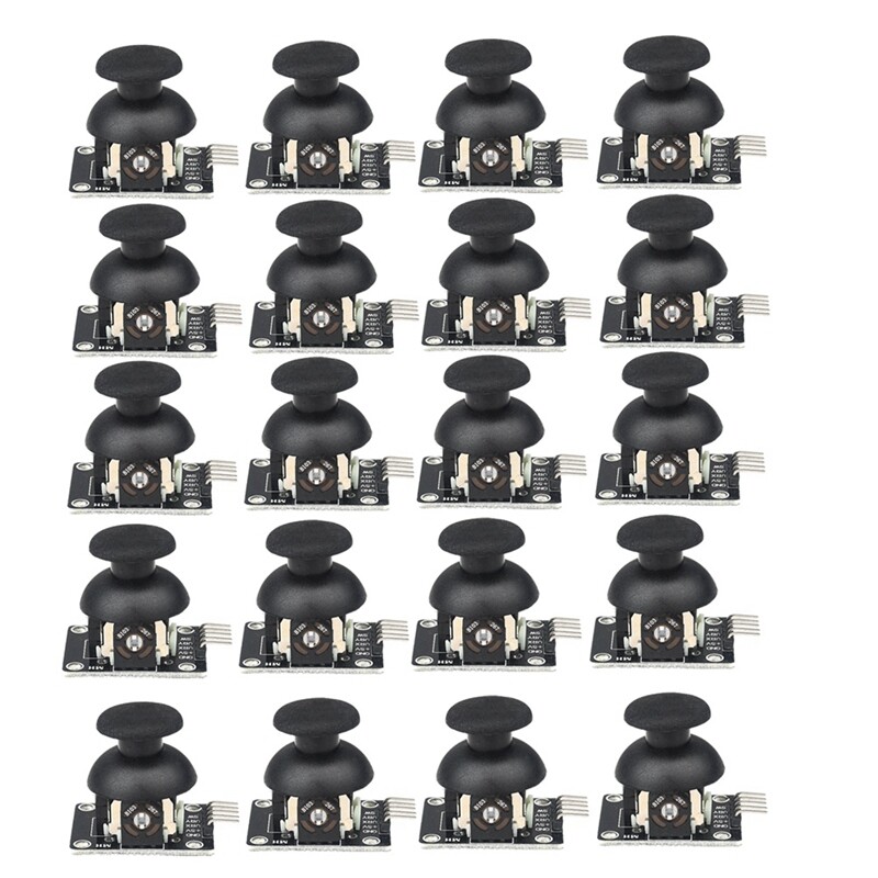 20pcs Joystick Module for, Two-Axis XY Module for PS2 Joystick Control5587-