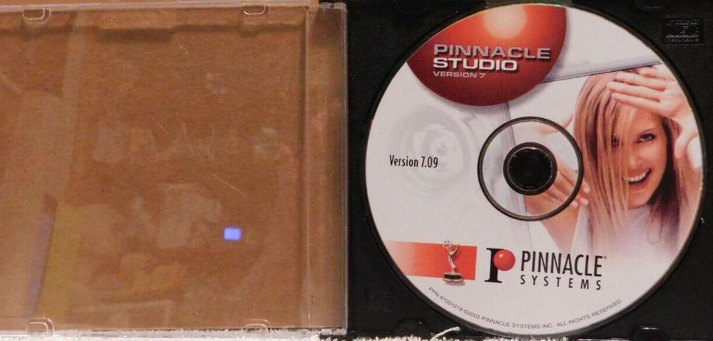 Computer Game~Pinnacle Studio Systems Version 7 2002