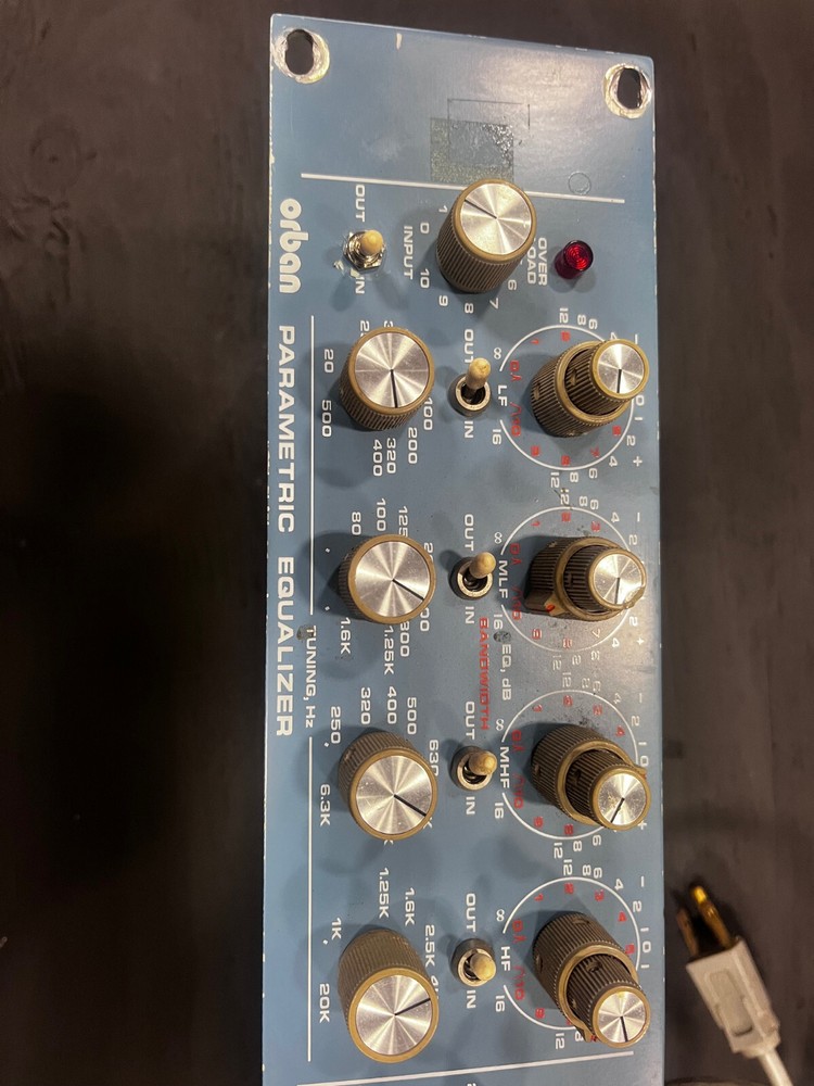 Orban Stereo Parametric Equalizer 622b Blue Face