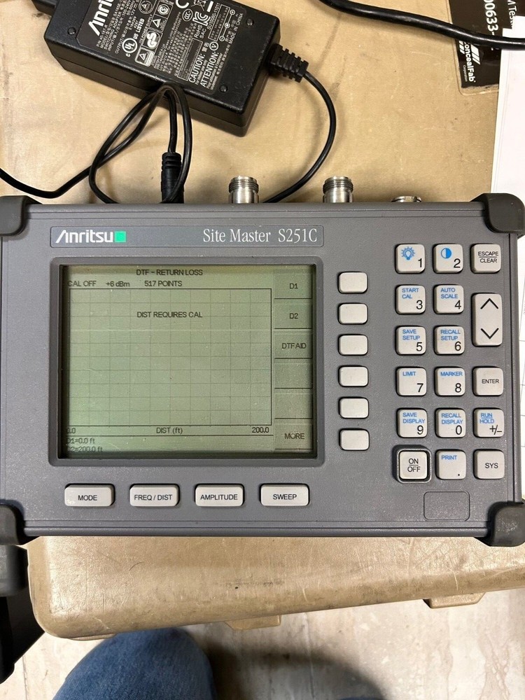 2 Anritsu S251C Site Master Unit Only Need Calibration