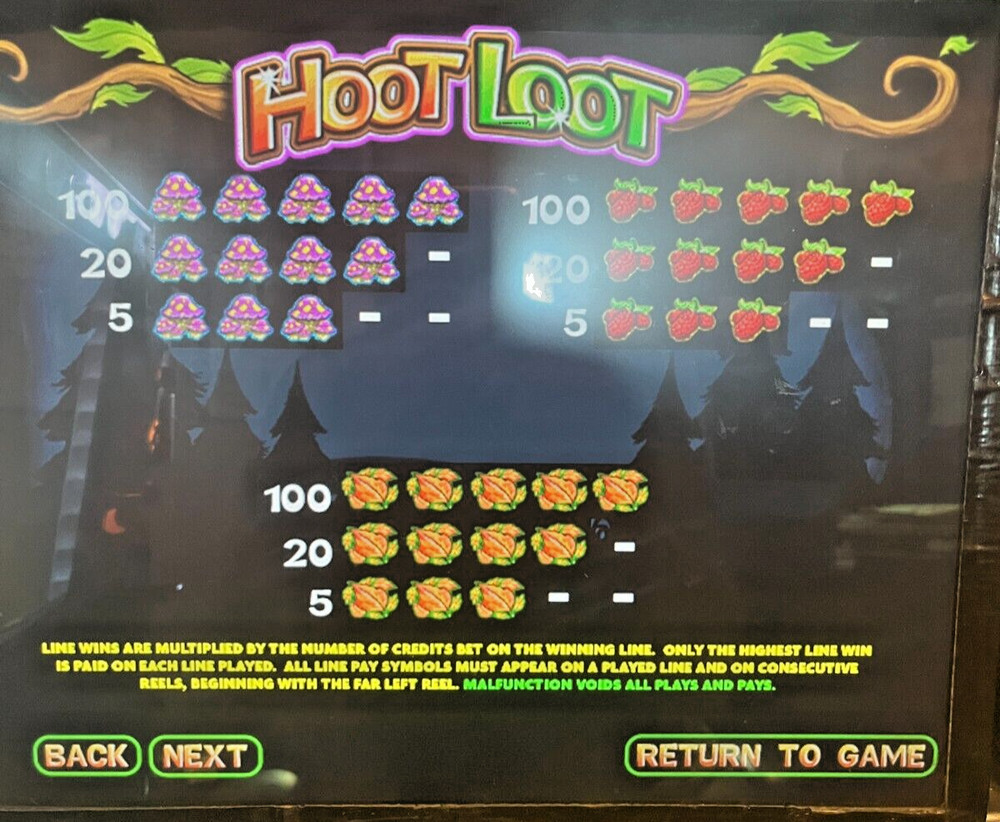 IGT I-game Hoot Loot Software