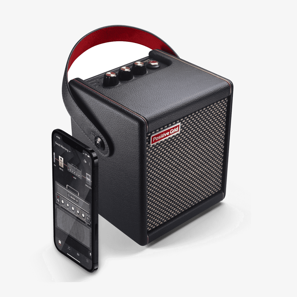 Positive Grid Spark MINI - Black Portable Smart Guitar Amp & Bluetooth Speaker