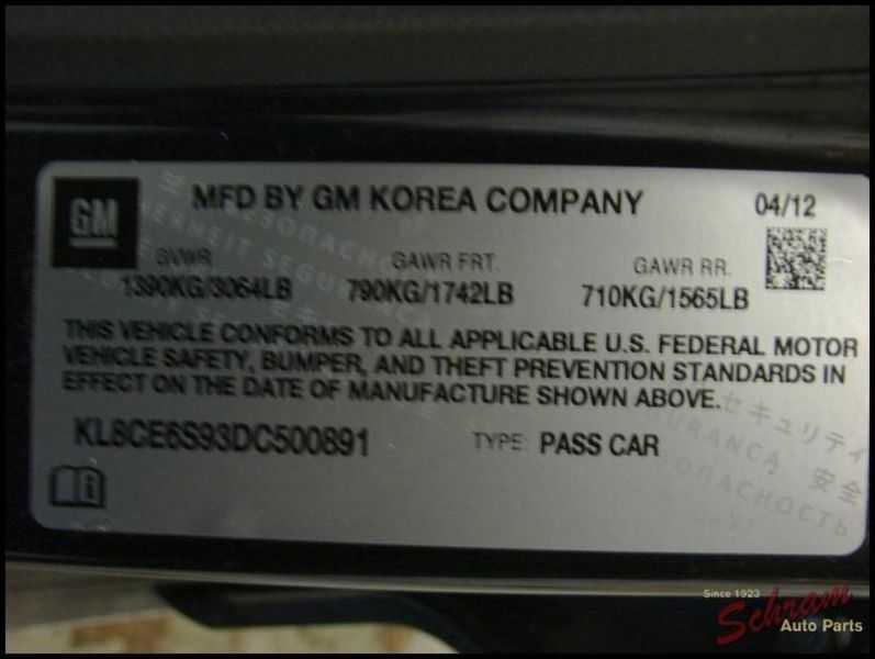 13 SPARK TIMING COVER 1350996