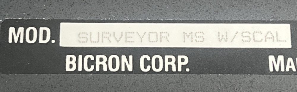 Bicron Surveyor Meter Model MS with Scaler