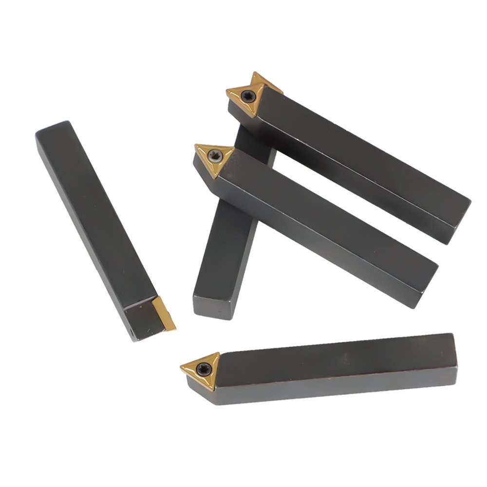 5 Pack 3/8 "lathe indexable carbide insert + turning tool bit holder kit
