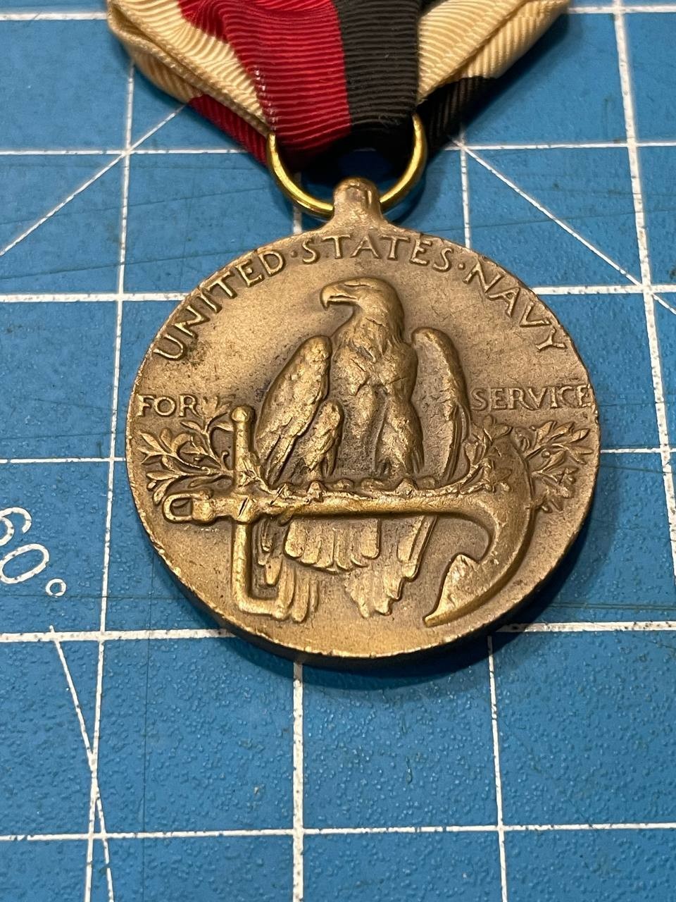 Original WWII US Navy Occupation Service Medal