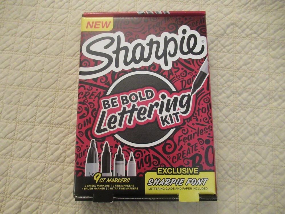 Sharpie Be Bold Lettering Kit (9 Ct Markers)