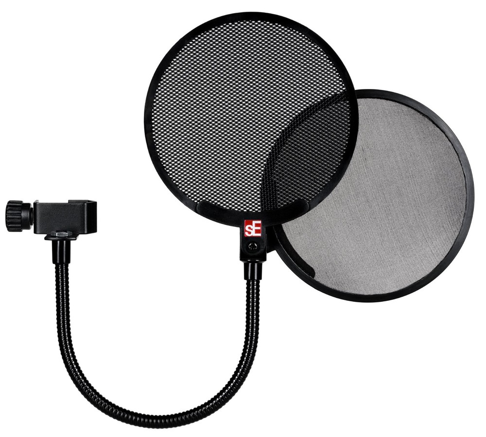 Se Electronics Gooseneck Dual Pop Filter