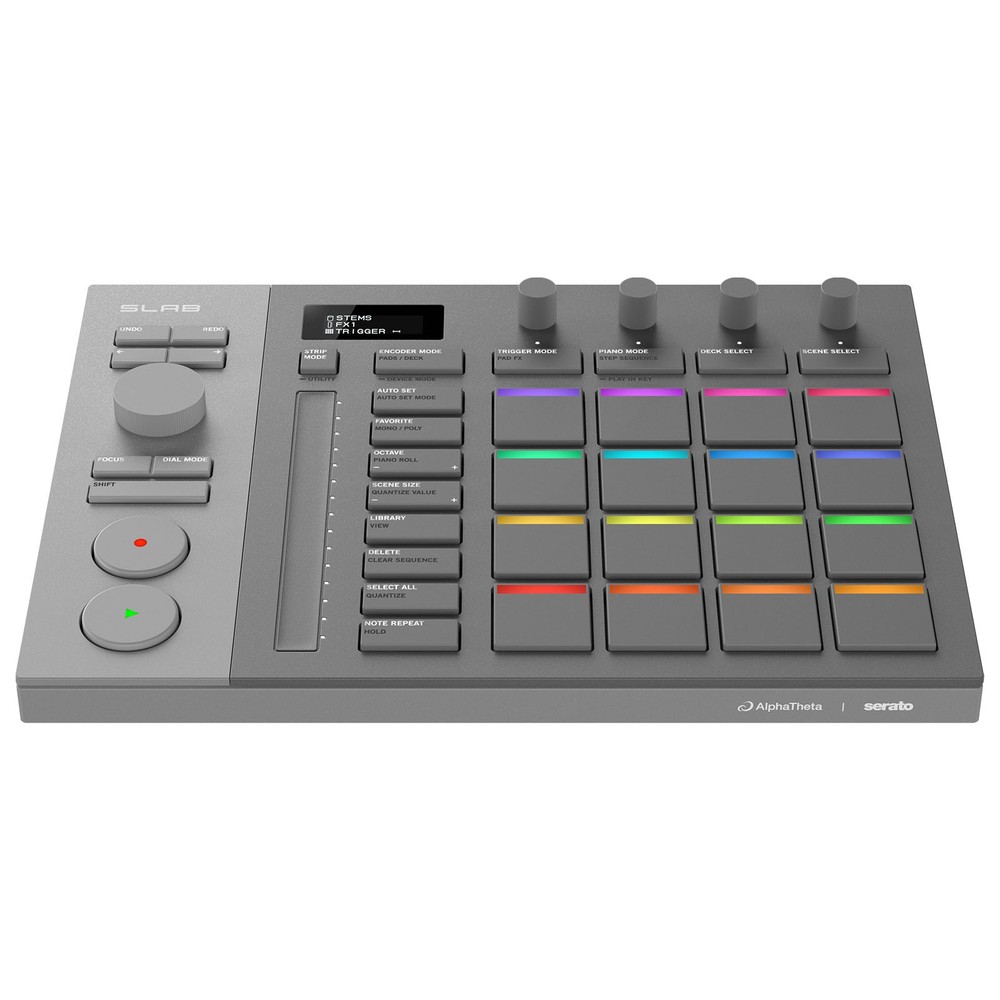 AlphaTheta SLAB Music Production Controller with Case Package
