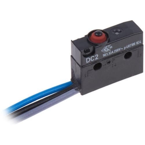 2pc ZF ELECTRONICS DC2C-C3AA Switch,Snap Action,SPDT,NO/NC,IP67,Button Actr