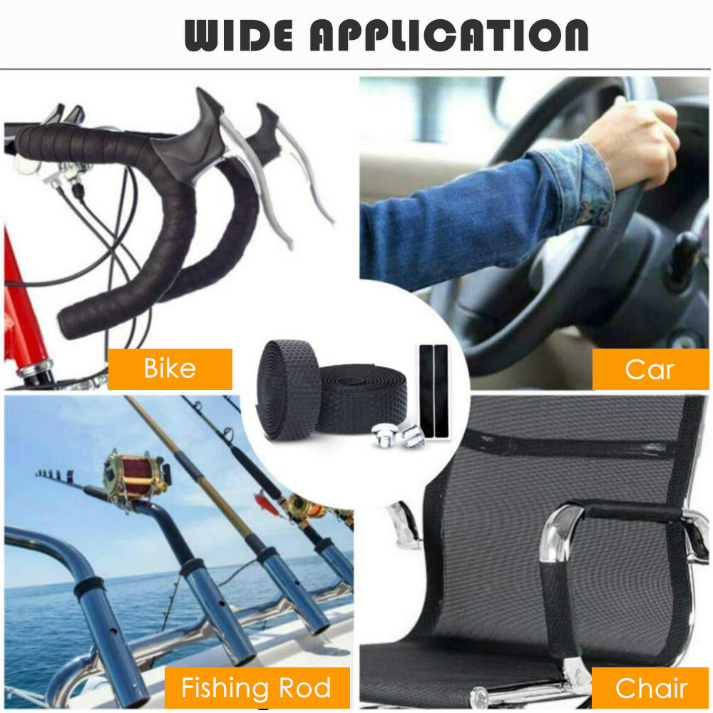 Bicycle Handlebar Tape Cycling Road Bike Soft EVA Non-Slip Handle Bar Wrap Strap