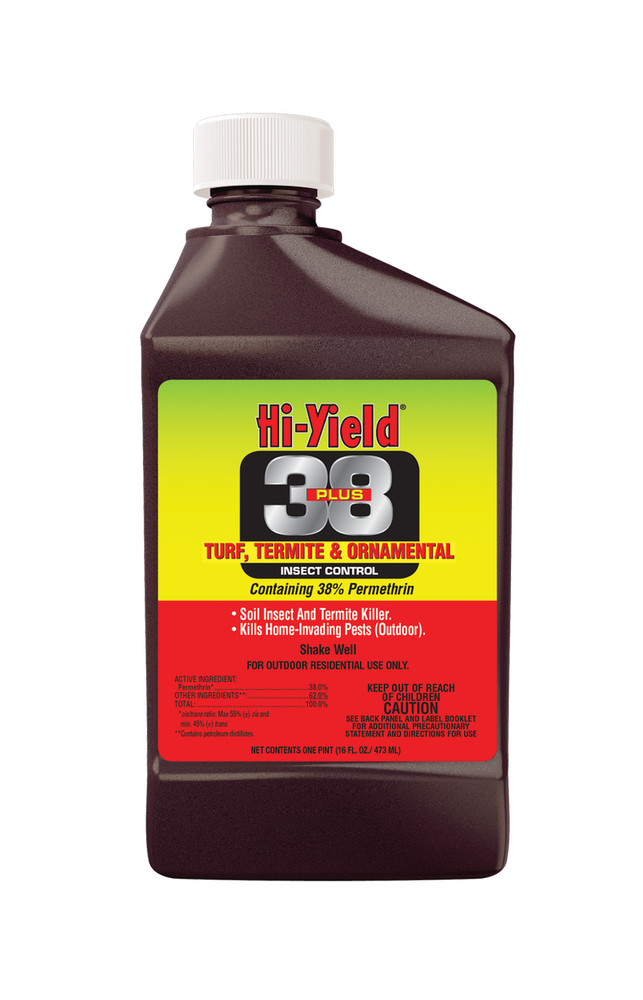 HI-YIELD 38 Plus Insect Control Bugs & Pest Killer Termite Insecticide 16oz NEW