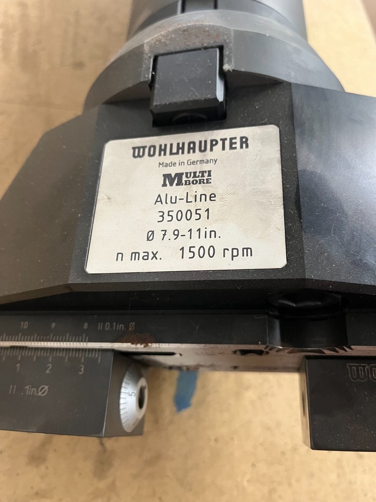 WOHLHAUPTER CAT50 BORING HEAD ASSEMBLY & ACCESSORIES