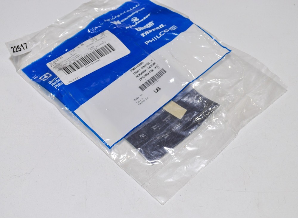 Electrolux 5304443989 Microwave Touchpad Control Overlay