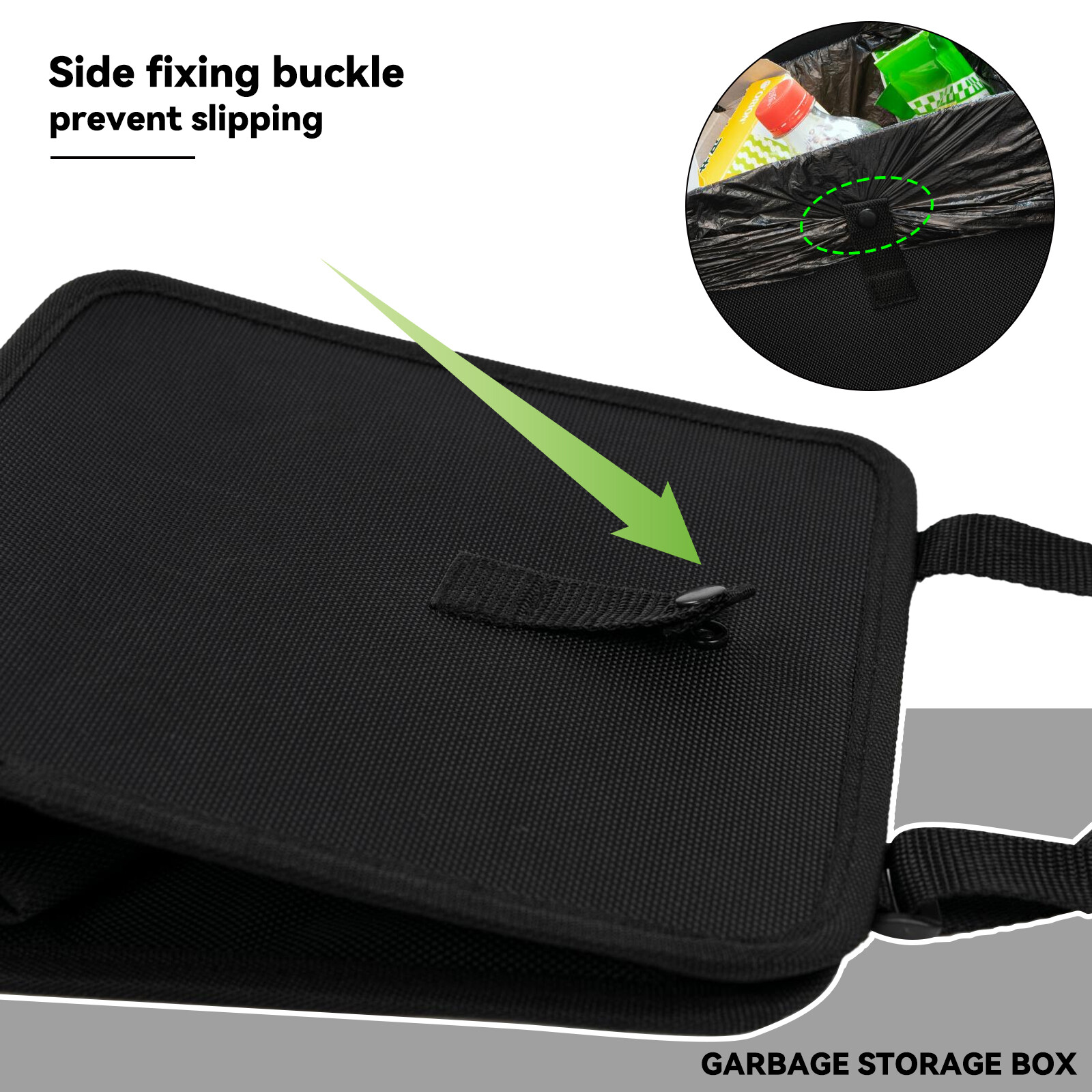 Waterproof Car Truck Trash Can Garbage Litter Bin Bag Seat Organizer Accessories