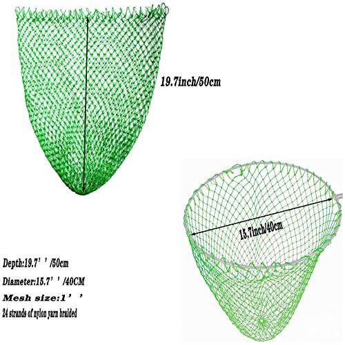 Fishing Net Replacement Net Fish Landing Net Foldable Fishing Replacement Net