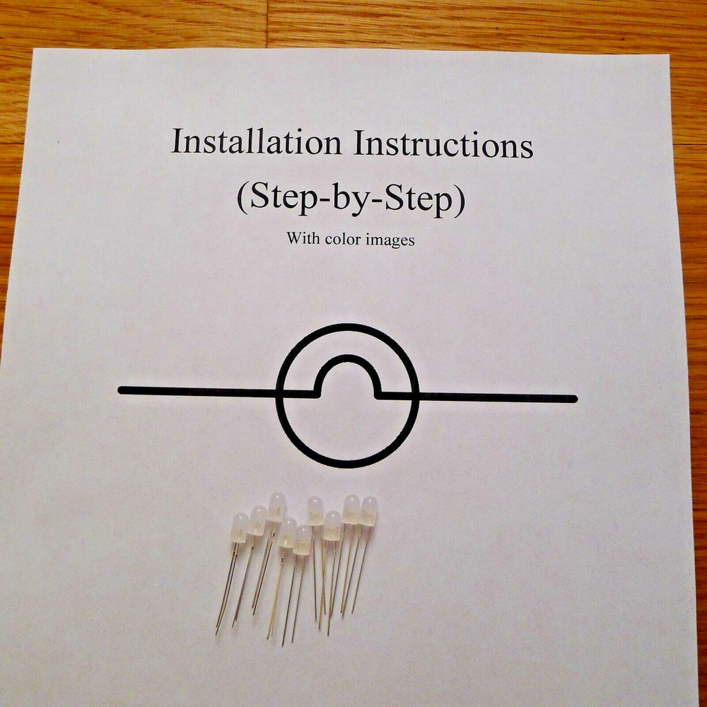McIntosh C16 replacement LED bulbs lights lamps instructions kit set