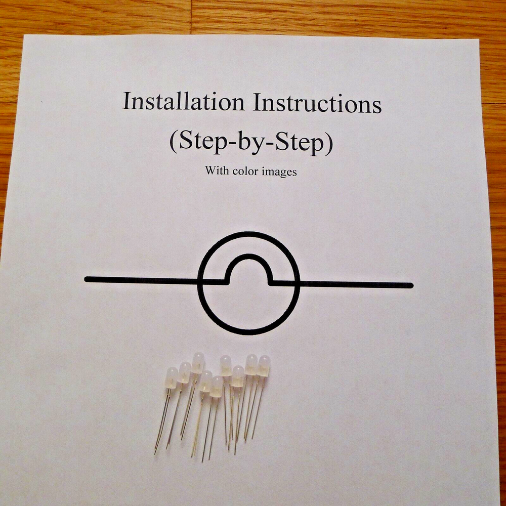 McIntosh C16 replacement LED bulbs lights lamps instructions kit set