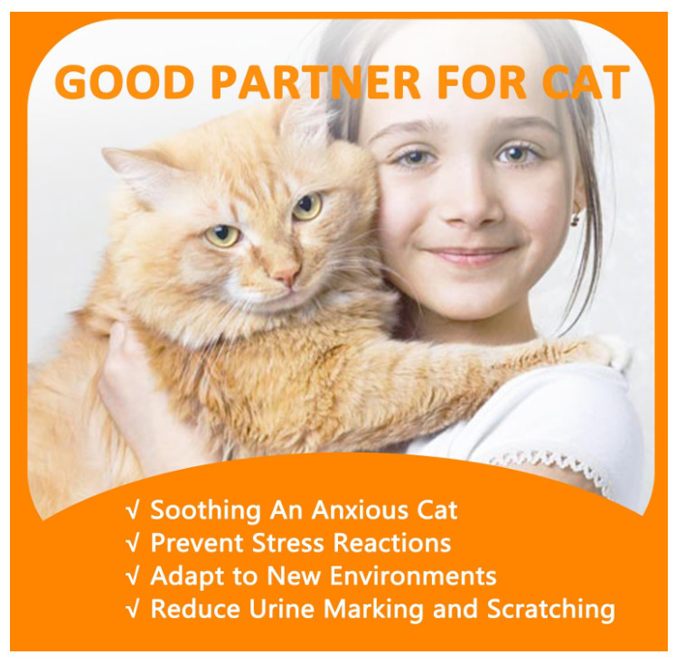 Cat Calming Diffuser Anxiety Relief 2-in-1 Cat Pheromones Calming Diffuser to R