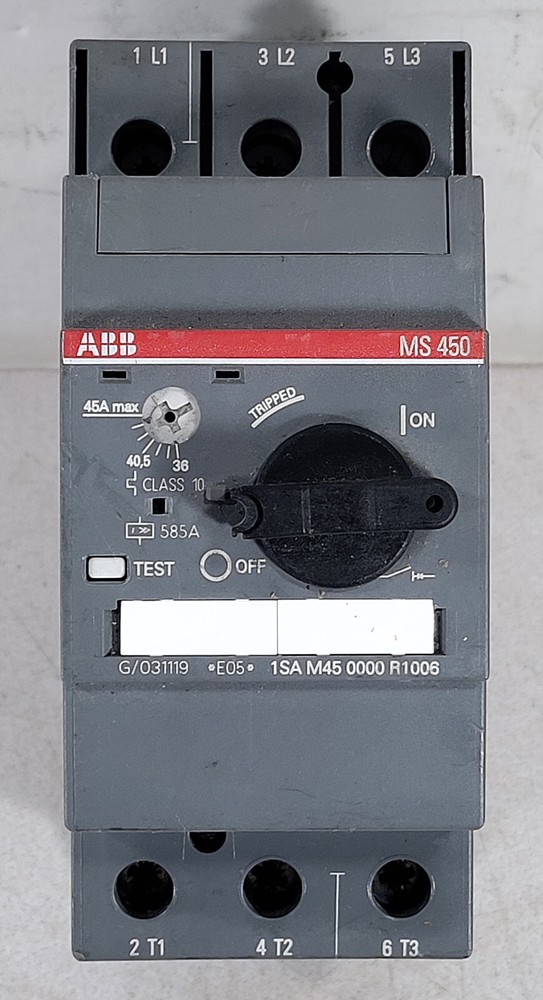 1 USED ABB MS450 MANUAL MOTOR STARTER ***MAKE OFFER***