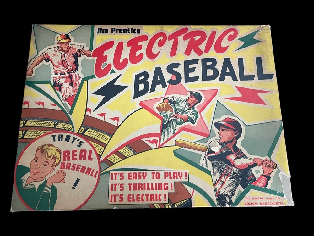 Vintage Jim Prentice Electric Baseball Game