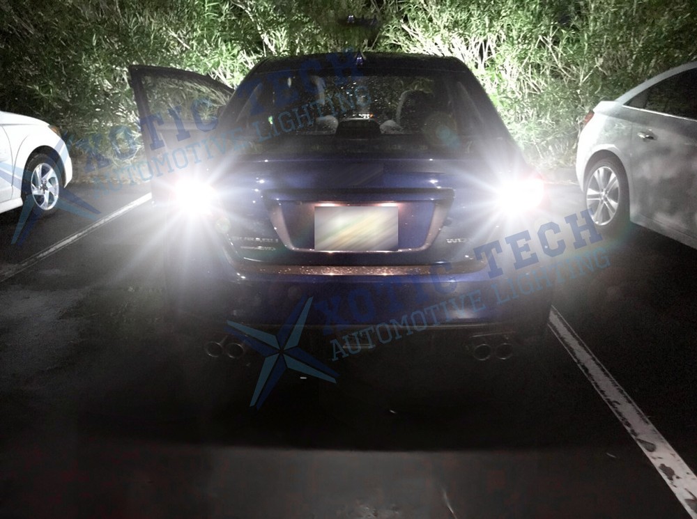 LED 921 Strobe Blinking Flashing Back Up Reverse Light Bulb Safety Warning White