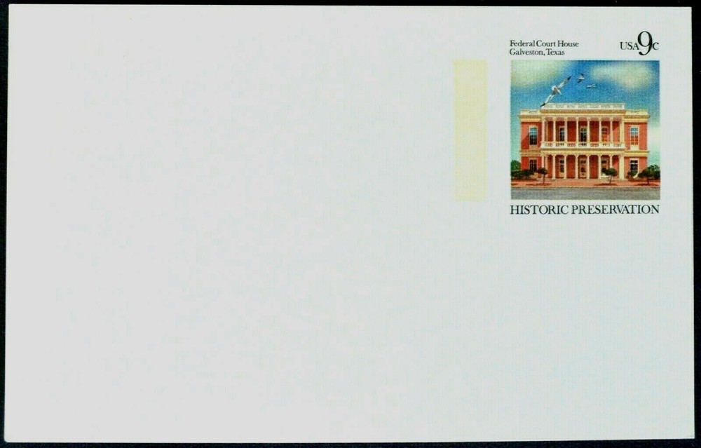 1977 US Sc. #UX71 postal card, 9 cent, mint, sharp corners, excellent condition
