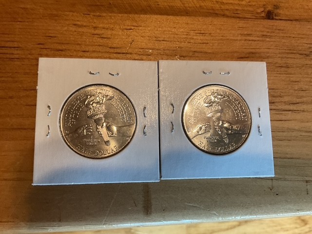 1776-2026 P & D Liberty Semiquincentennial Halfs (2 coins) Ready to Ship