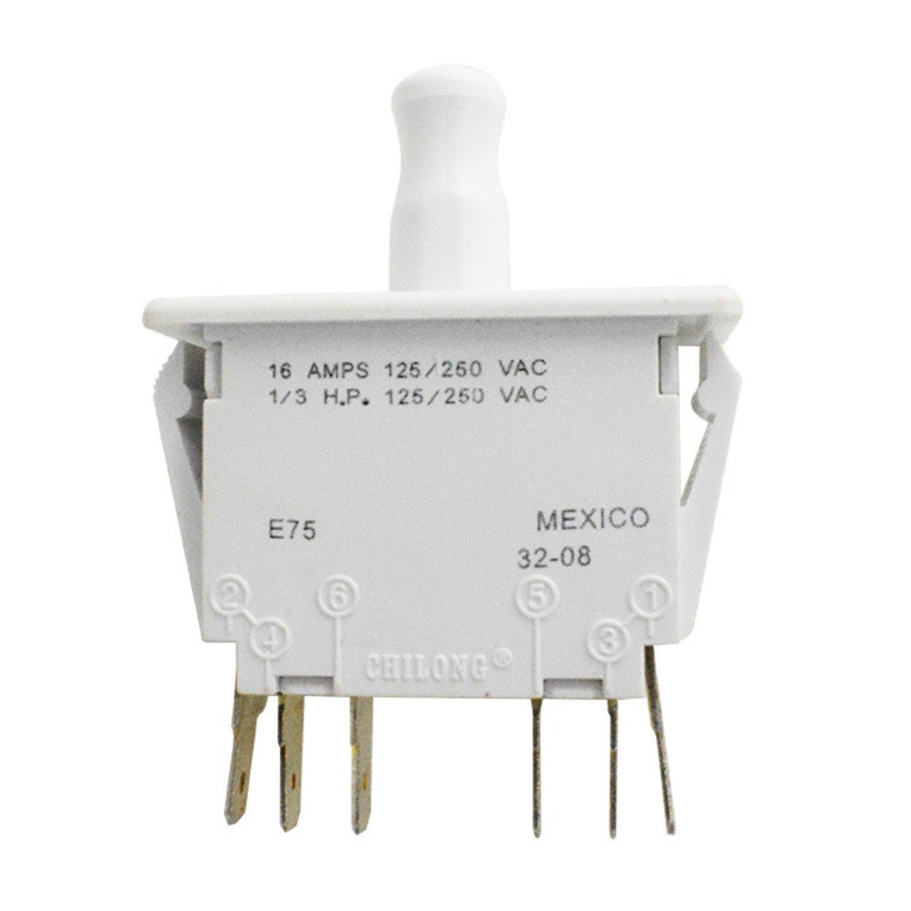 Door Switch Arcade One Position Switch: Push 16 AMPS 125/250 VAC For Console