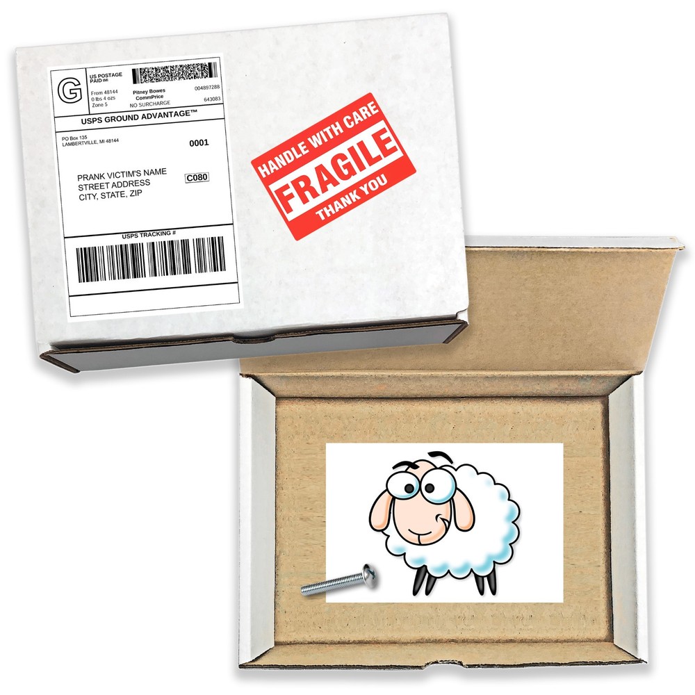 Screw Ewe Prank Mail Sent Anonymously!