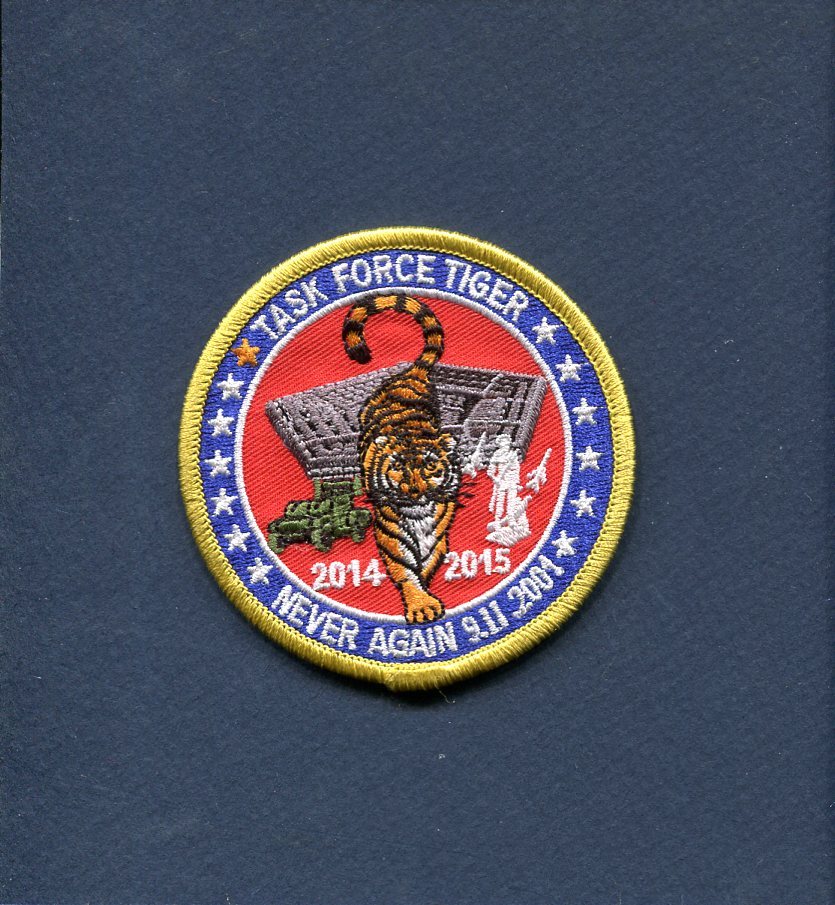 Operation  TASK FORCE TIGER US ARMY USAF DC ANG 911 Defense Squadron Patch
