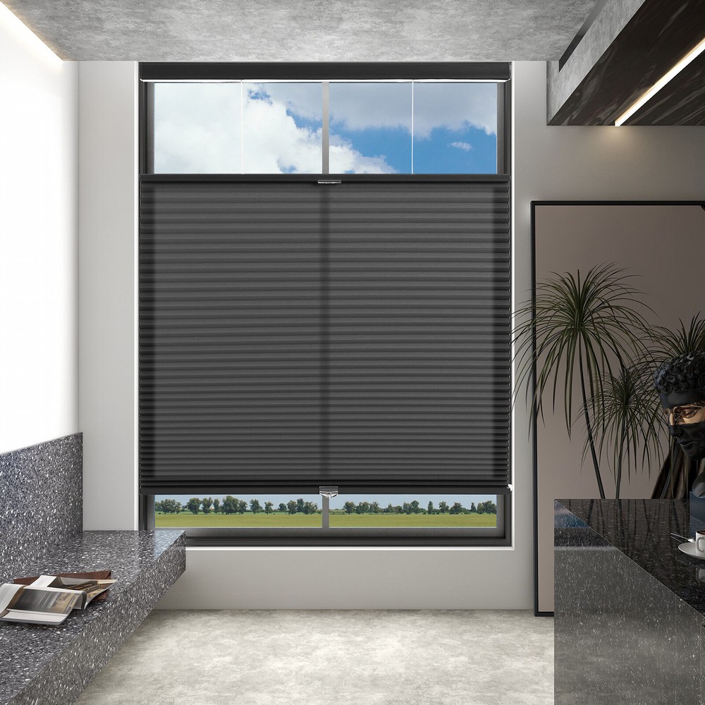 CUSTOM SIZE Light Filtering Cordless Honeycomb Top Down Bottom Up Cellular Shade