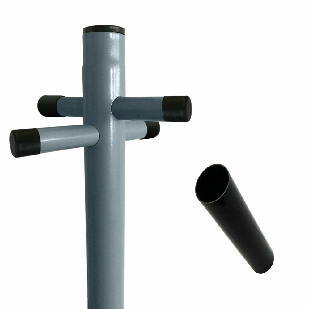 Galvanized 2.4m Washing Line Post Pole Heavy Duty Clothes Support With Socket