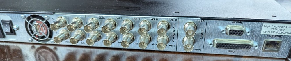 Logic Innovations TSM-2800 Transport Stream Multiplexer (ASI)