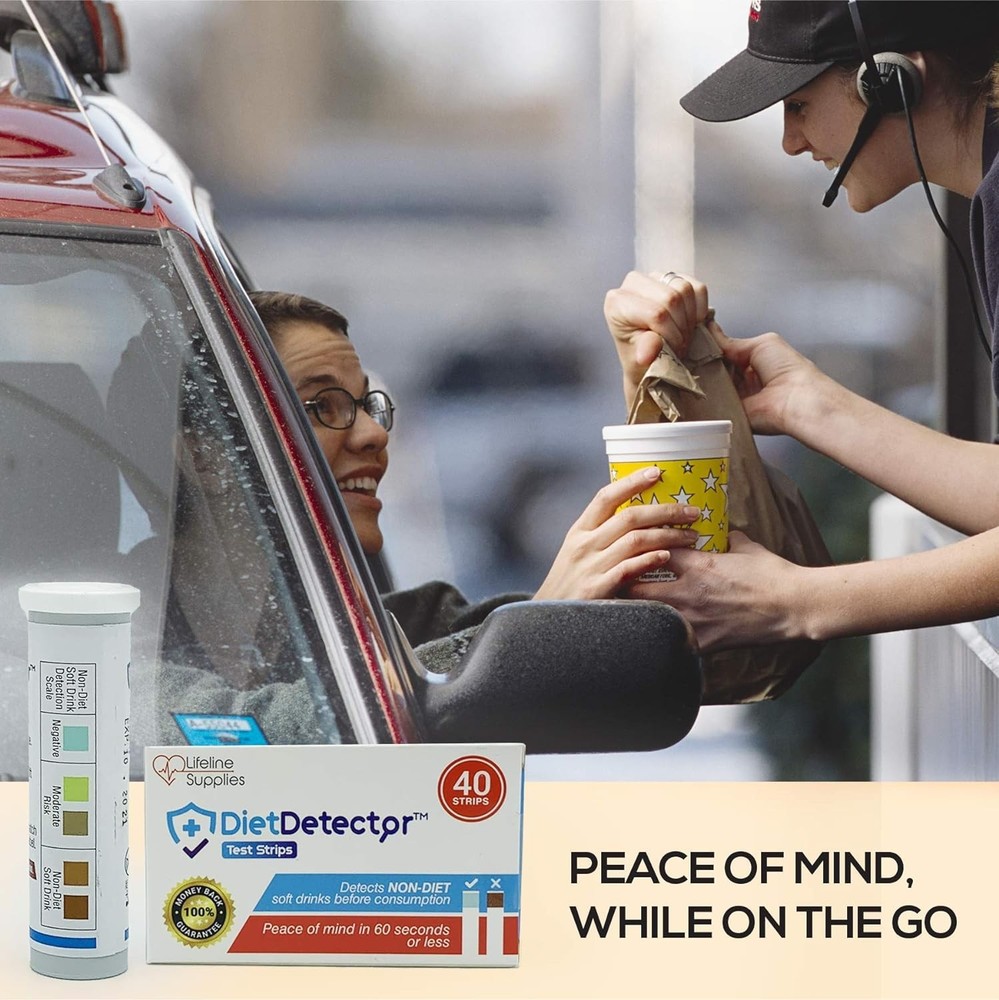 DietDetector Test Strips - Detects Non-Diet Soft Drinks Before Accidental...