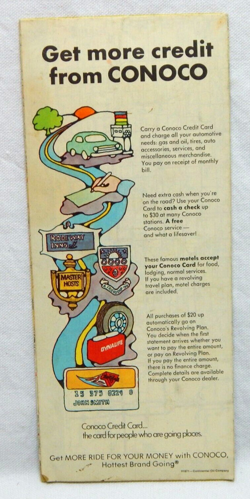 Conoco Minnesota 1972 Road Map