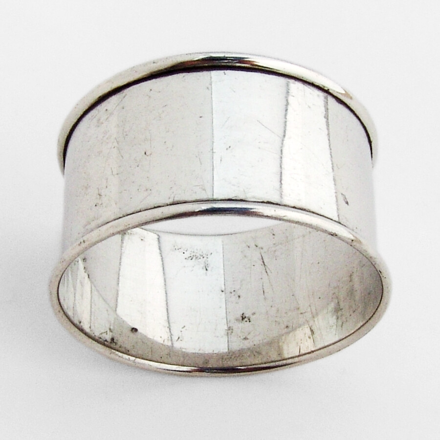 Gorham Plain Napkin Ring Sterling Silver Mono Dick
