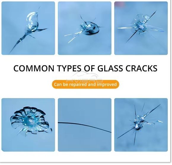 CrackFix Pro and Windshield Repair Kit – Stop Chips & Cracks Fast