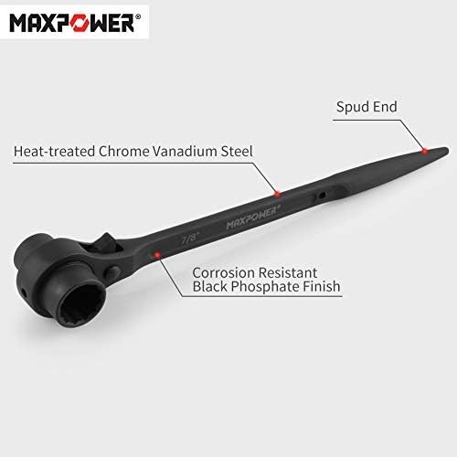 Scaffold Wrench Set Dual Socket Ratchet Tool for Construction