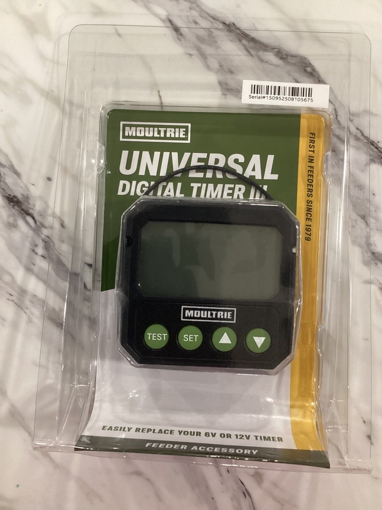 Moultrie Universal Digital Timer III - Deer Feeder Timer - Digital Timer System