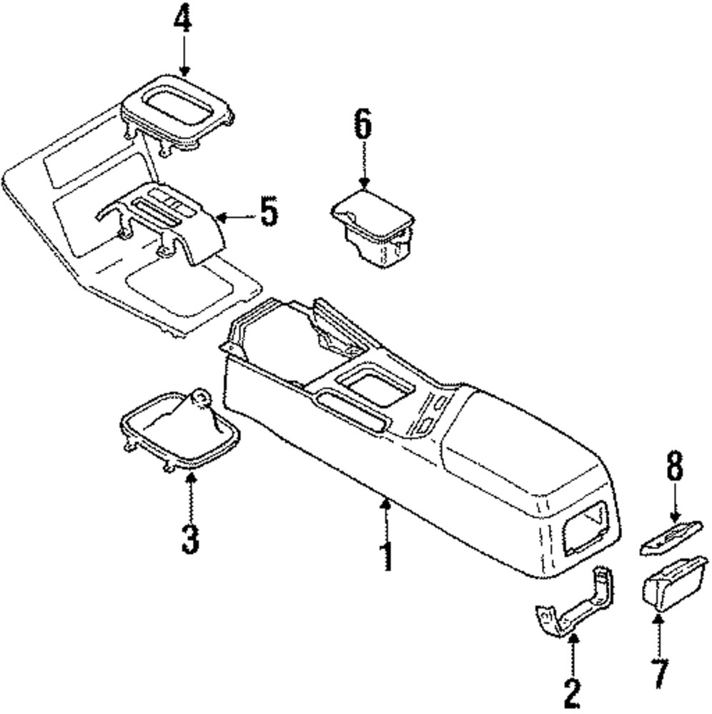 Genuine Nissan Shift Boot 96935-40F10