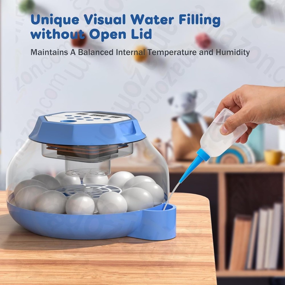 Incubator for Hatching Eggs12-24 Egg Capacity Automatic Egg Turner Temperature