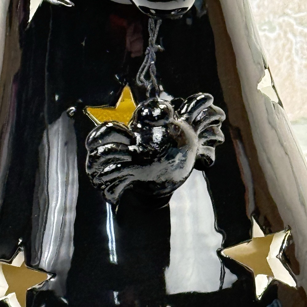 Mr Halloween Light Up Witch Hat Chip And Dip Serving Dish LED Light *READ*