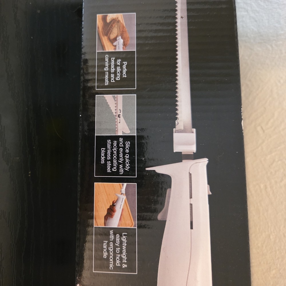 Proctor Silex Easy Slice Electric Carving Knife - White