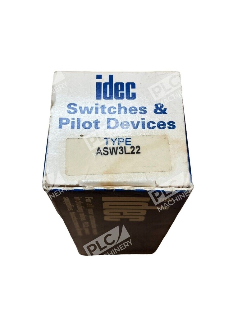 Idec ASW3L22 22mm Selector Switch