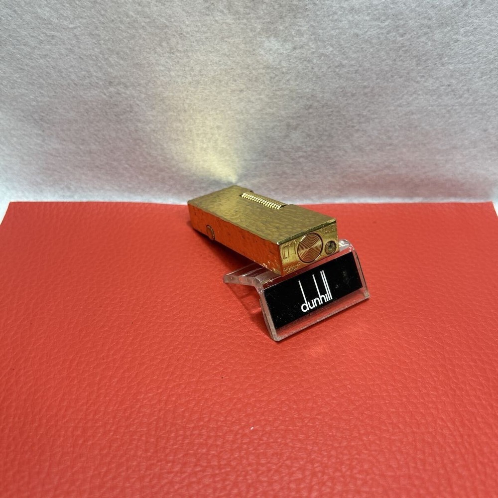 Overhauled Dunhill Rollagas lighter Gold without box