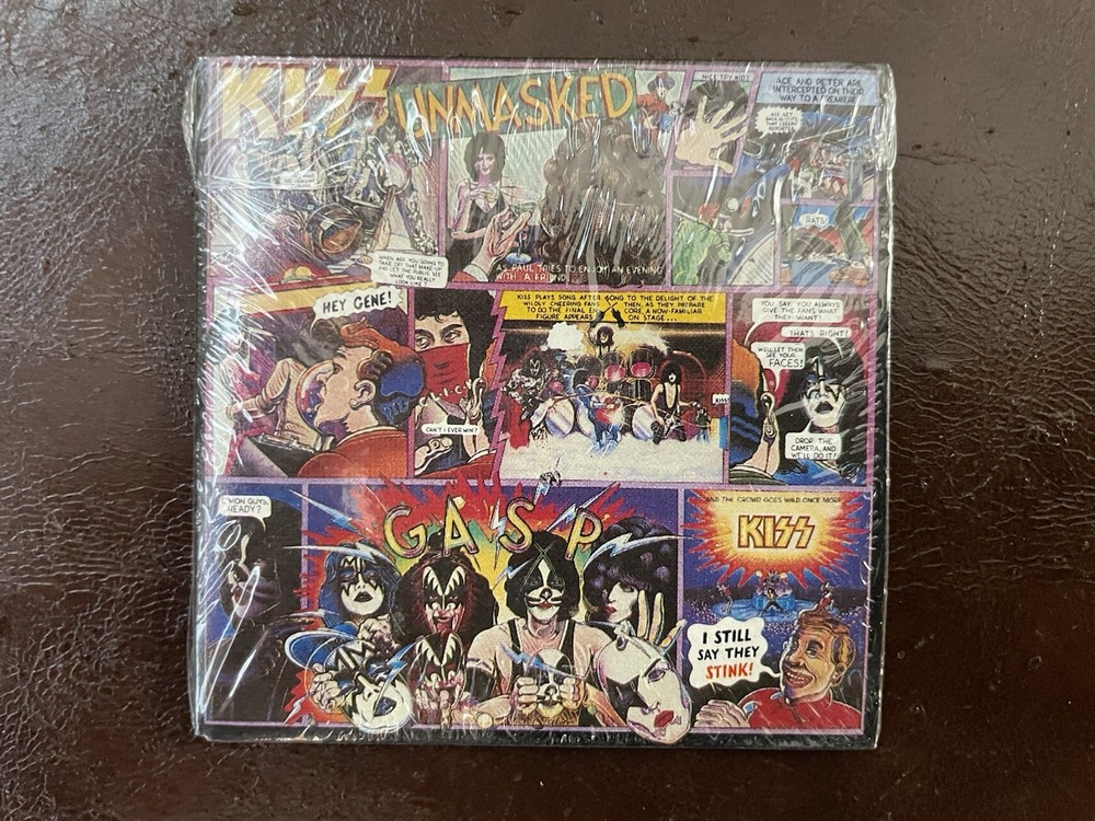 Kiss Unmasked Chu-Bops 14 Miniature Album Collection Bubble Gum, Sealed