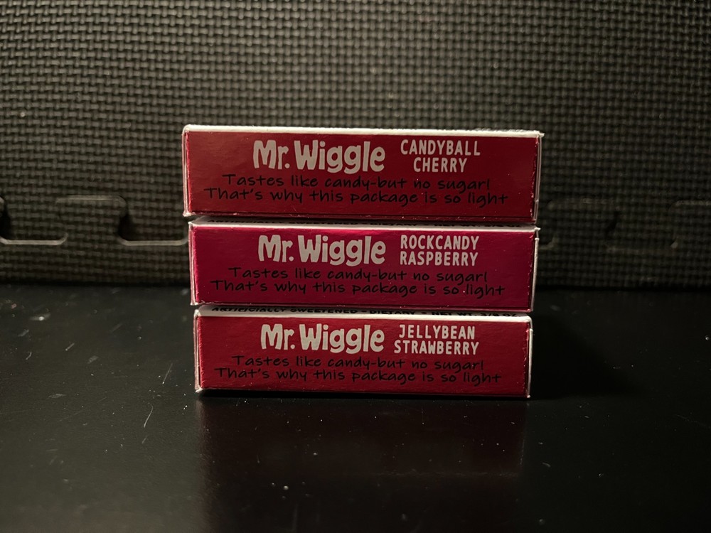 Mr Wiggle jello - 3 empty custom design display boxes