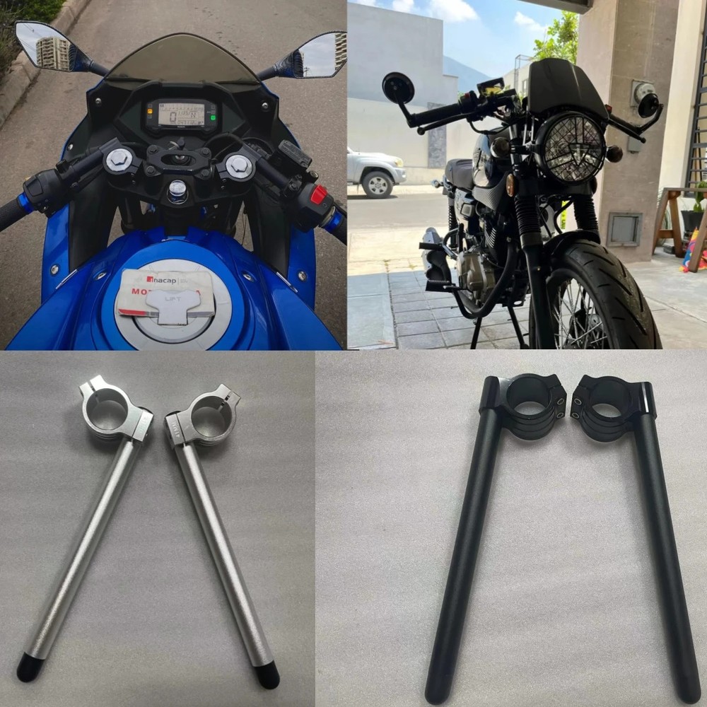 Universal Racing Adjustable CNC 31 32MM Clip On Ons Fork Handlebars Handle Bar